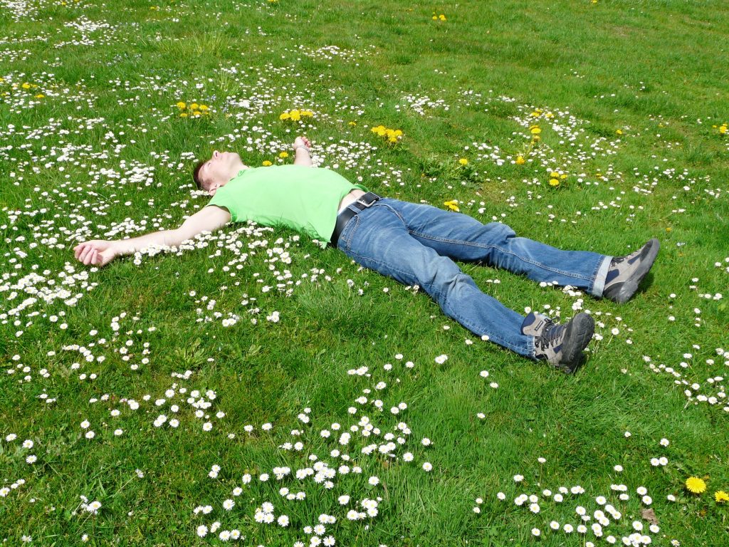 homme-qui-dort-dans-l-herbe